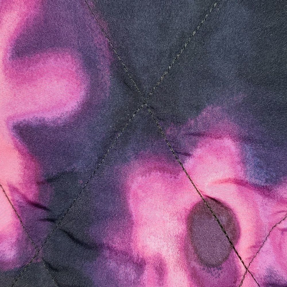 Women's Floral Print Quilted Jacket - Picture 8 of 17